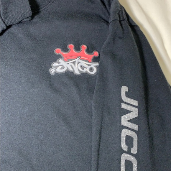 VTG Jnco Jeans Black Tee Sz L - Picture 8 of 9